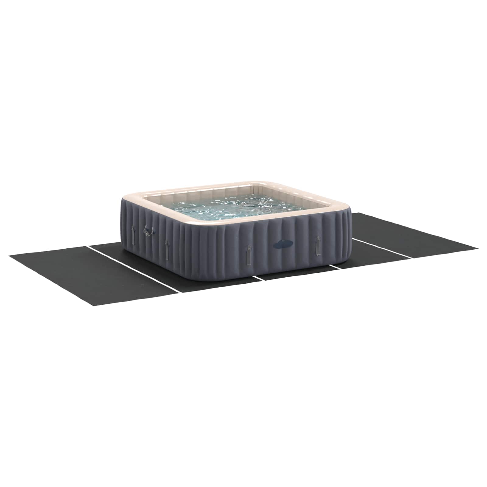 Telo per Fondo Piscina Nero 550 x 280 x 0,1 cm