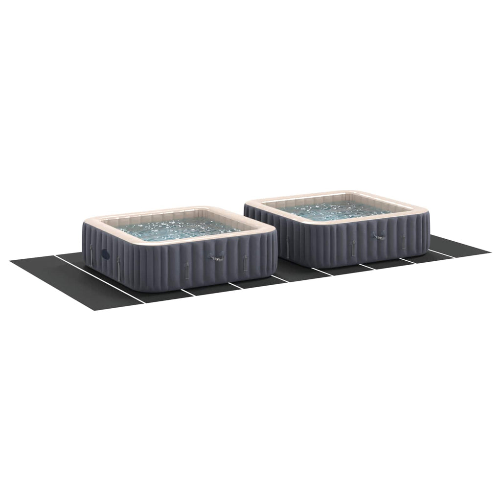 Telo per Fondo Piscina Nero 999 x 500 cm Tessuto Non Tessuto