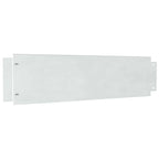 Bordure per prato 5 pezzi Argento 100 x 25 x 0,07 cm Acciaio zincato
