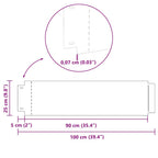 Bordure per prato 10 pz Acciaio zincato 100 x 25 x 0,07 cm Argento