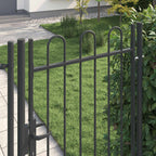 Cancello per recinzione BOXTEL 103 x 225 cm - Acciaio verniciato grigio