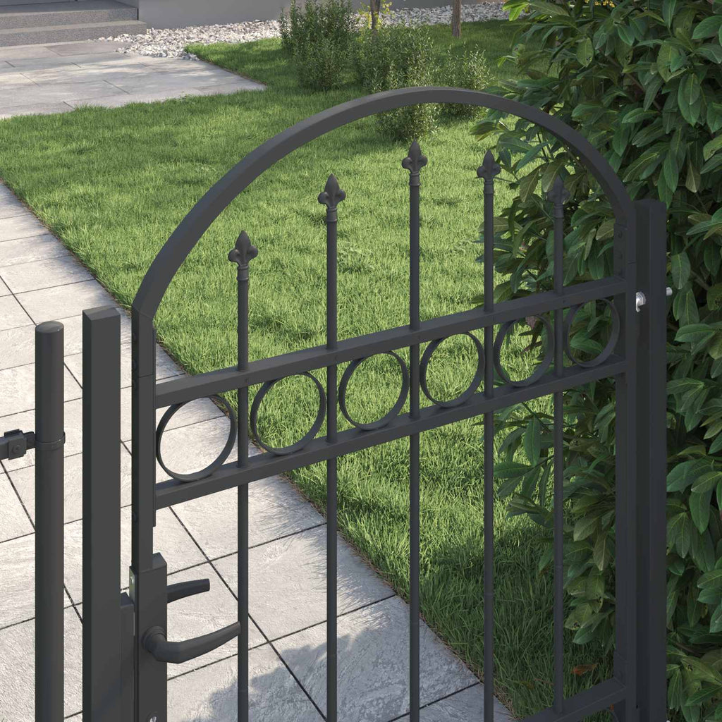 Cancello per recinzione ASSEN 100 x 125 cm grigio