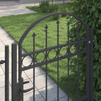 Cancello per recinzione ASSEN 100 x 125 cm grigio