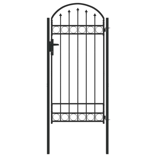 Cancello per recinzione ASSEN 100 x 195 cm grigio