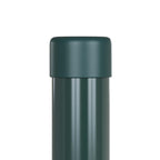Palo della recinzione 2 pezzi acciaio verde 120 cm