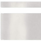 Bordura per Prato Argento Acciaio Inossidabile 450 x 10 cm