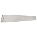 Bordura per Prato 4 pezzi Argento 450 x 10 cm Acciaio Inossidabile
