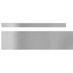 Bordura per Prato Argento 450 x 10 cm Acciaio Zincato