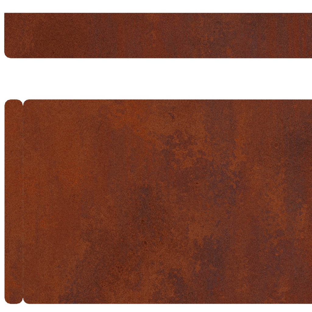 Bordura per Prato in Acciaio Ruggine 450 x 10 cm