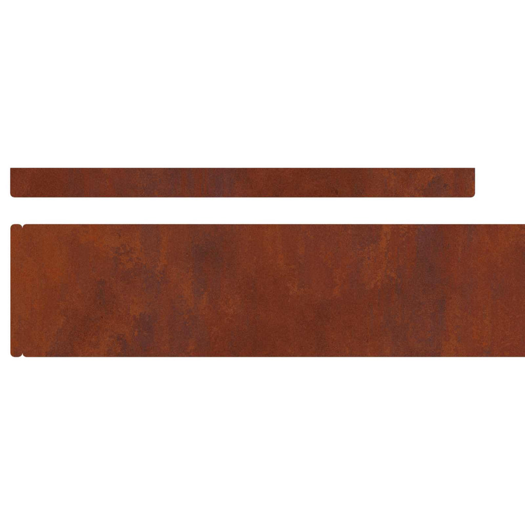 Bordura per Prato in Acciaio Ruggine 450 x 10 cm