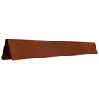 Bordura per Prato in Acciaio Ruggine 450 x 15 cm