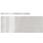 Bordura per Prato in Acciaio Inossidabile Argento 450 x 20 cm