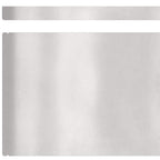 Bordura per Prato 4 pz Argento 450 x 0,05 x 20 cm Acciaio Inossidabile