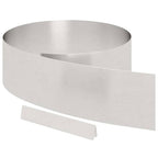 Bordura per Prato 4 pz Argento 450 x 0,05 x 20 cm Acciaio Inossidabile