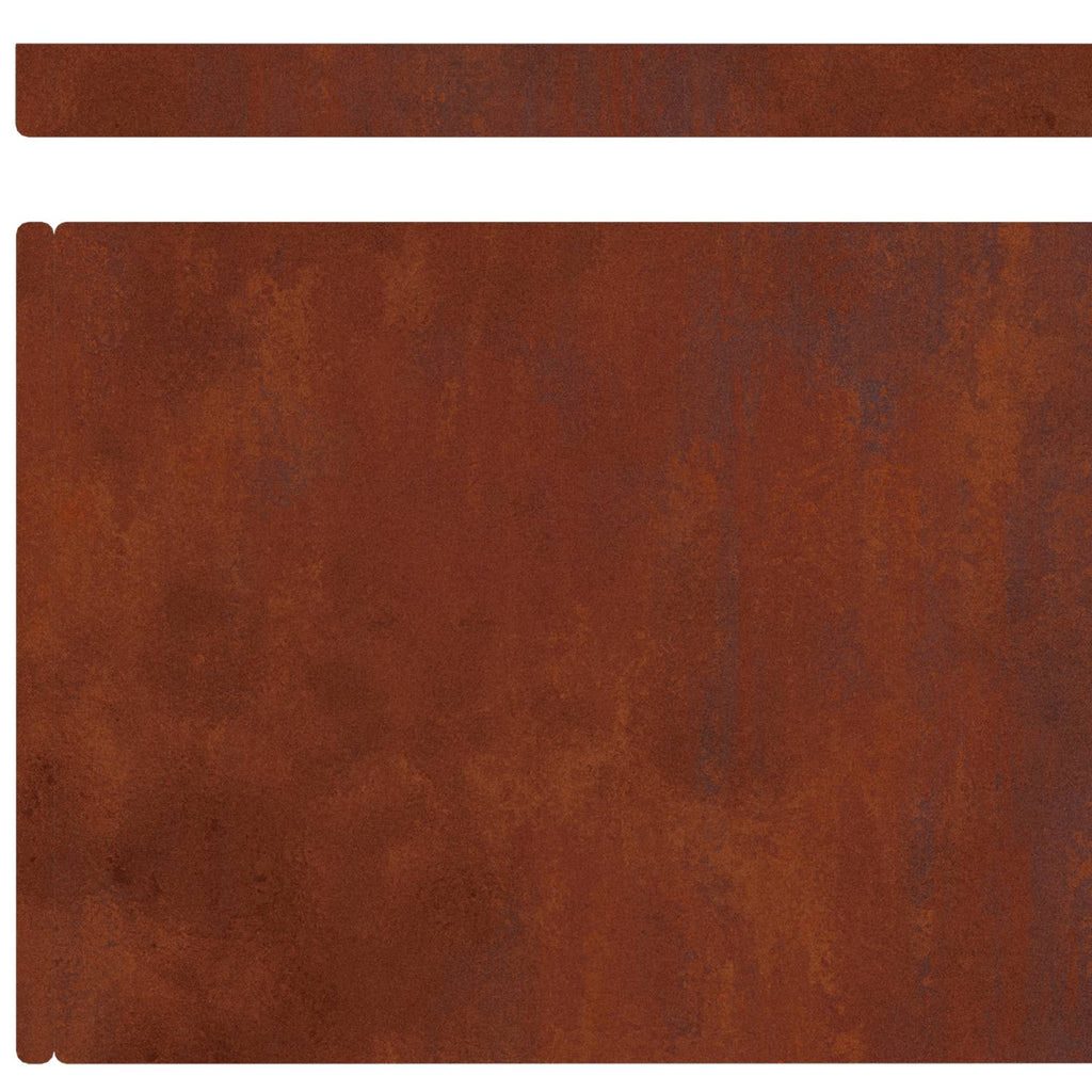 Bordura per Prato in Acciaio Ruggine 450 x 20 cm