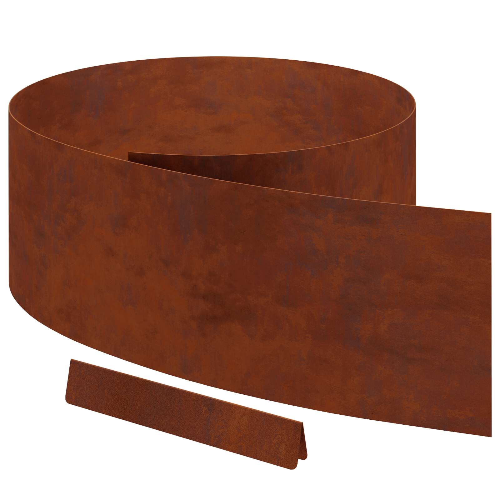 Bordura per Prato in Acciaio Ruggine 450 x 25 cm
