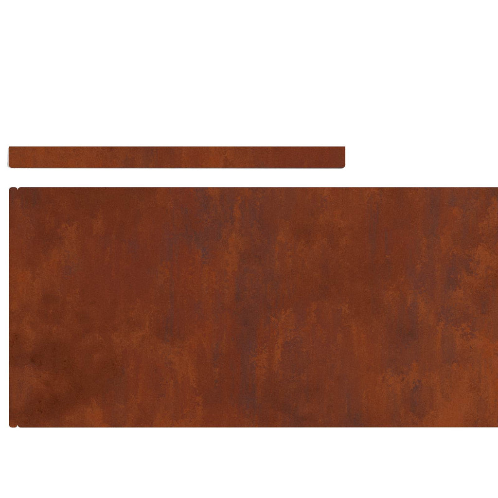 Bordura per Prato in Acciaio Ruggine 450 x 25 cm