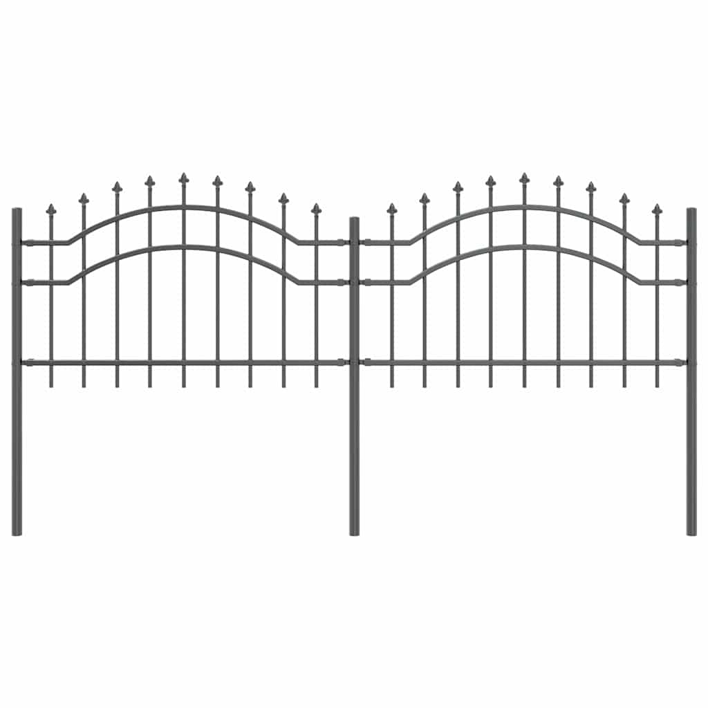 Recinzione per Giardino Woerden Grigio 240 x 115 cm