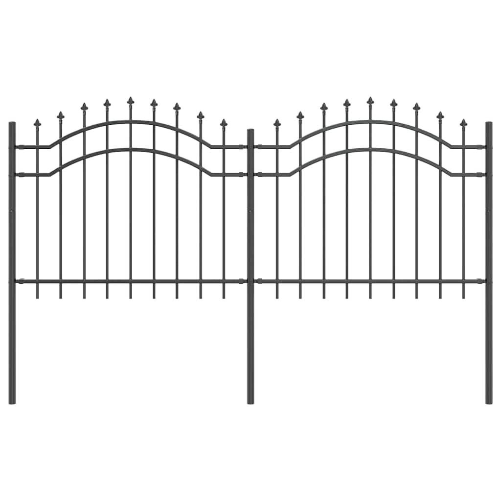 Recinzione per Giardino Woerden Grigio 240 x 140 cm