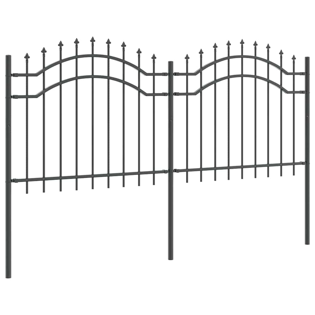 Recinzione per Giardino Woerden Grigio 240 x 140 cm