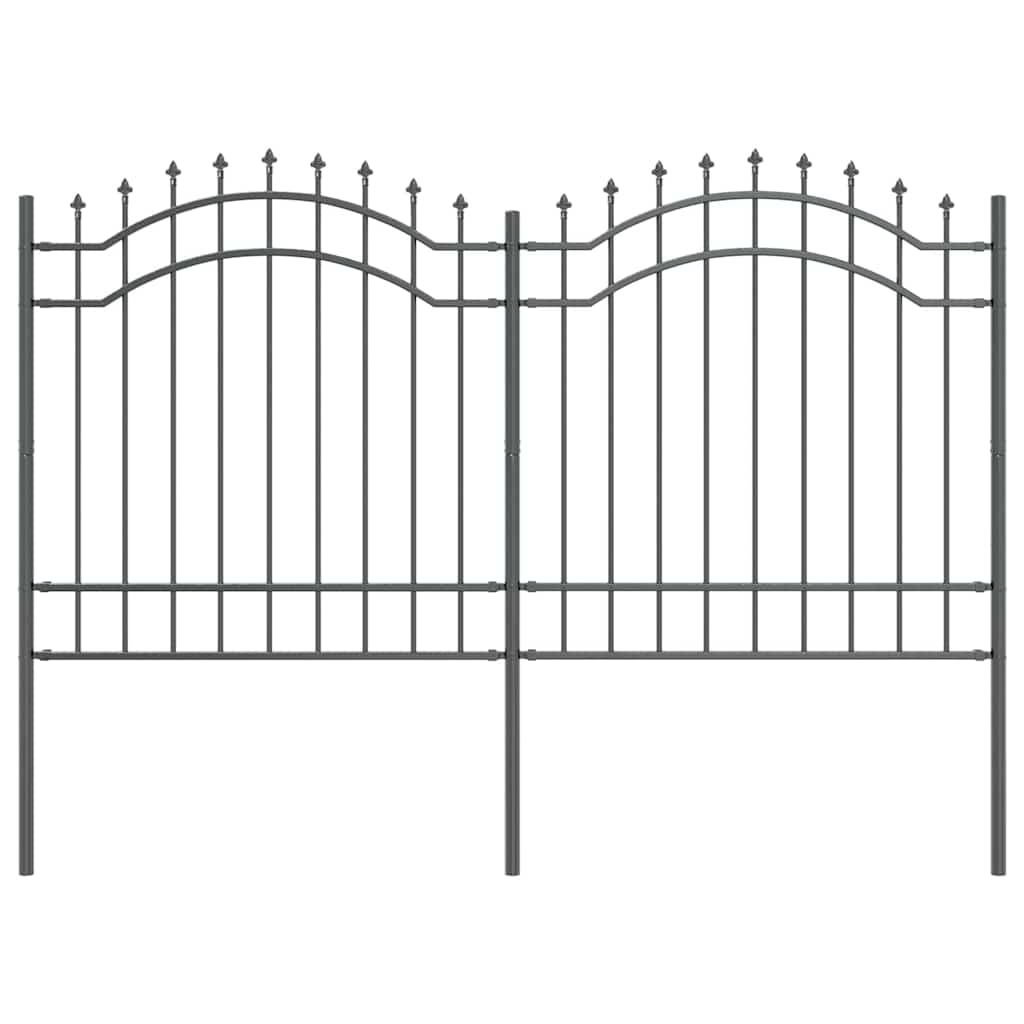 Recinzione per Giardino Woerden Grigio 240 x 165 cm