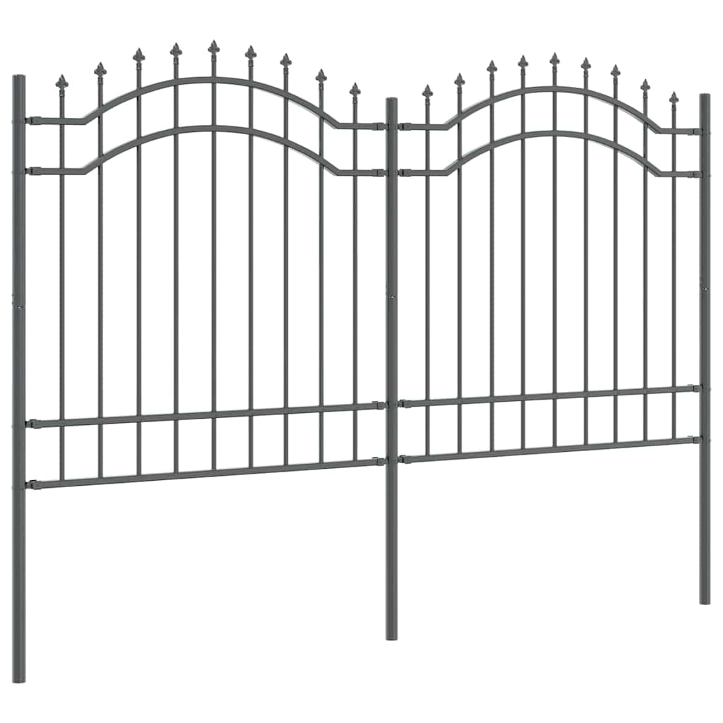Recinzione per Giardino Woerden Grigio 240 x 165 cm