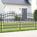 Recinzione da Giardino KAMPEN 240 x 140 cm Acciaio Grigio Mesh