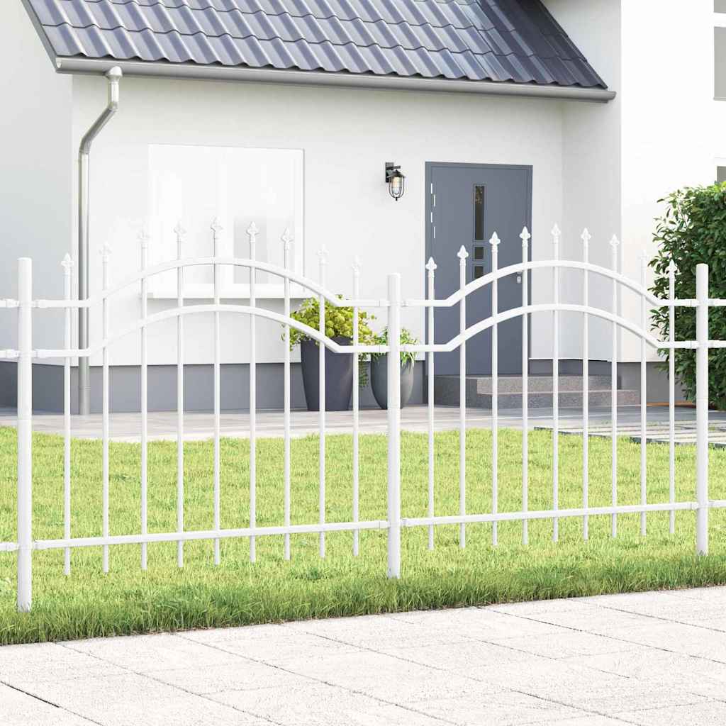 Recinzione da Giardino Woerden Bianco 240 x 140 cm