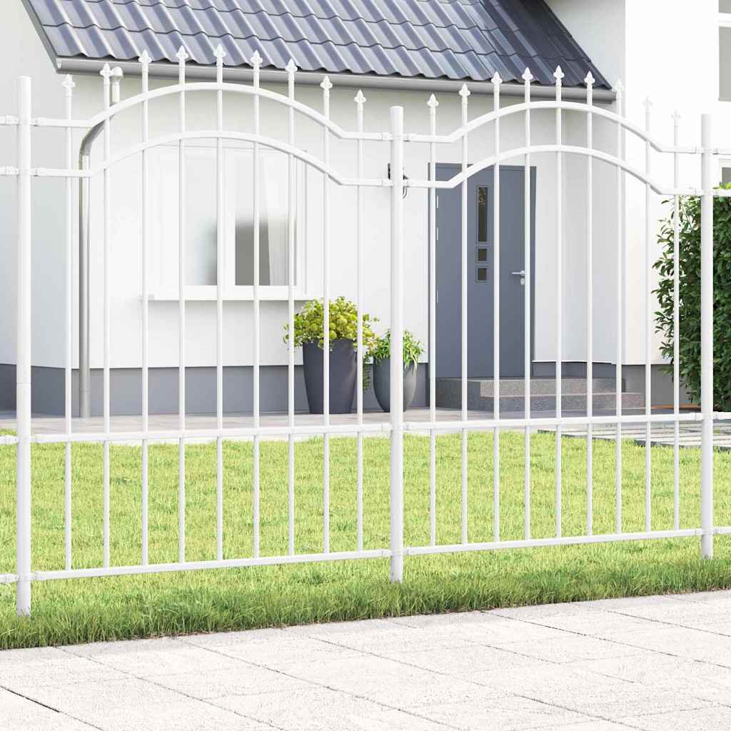 Recinzione per Giardino Woerden Bianco 240 x 190 cm