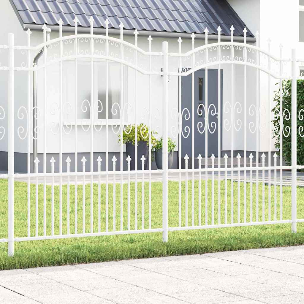 Recinzione per Giardino KAMPEN Bianco