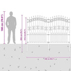 Recinzione per Giardino KAMPEN Bianco