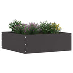 Bordura per Prato 6 pezzi Nero 40 x 40 x 13 cm Acciaio