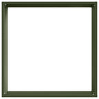 Bordura per Prato Verde Oliva 40 x 40 x 13 cm Acciaio
