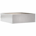 Bordura per Prato Argento 40 x 40 x 13 cm Acciaio Inossidabile