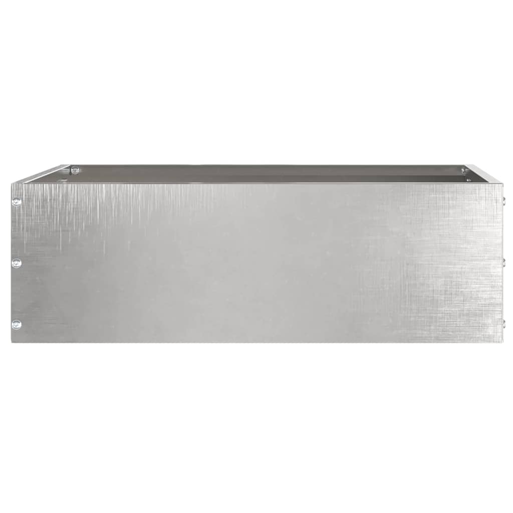 Bordura per Prato Argento 40 x 40 x 13 cm Acciaio Inossidabile