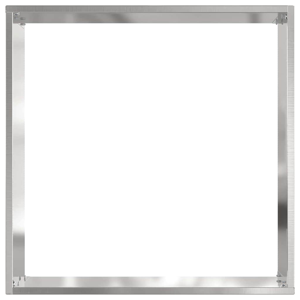 Bordura per Prato Argento 40 x 40 x 13 cm Acciaio Inossidabile