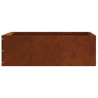Bordura per Prato 6 pcs Acciaio Ruggine 40 x 40 x 13 cm