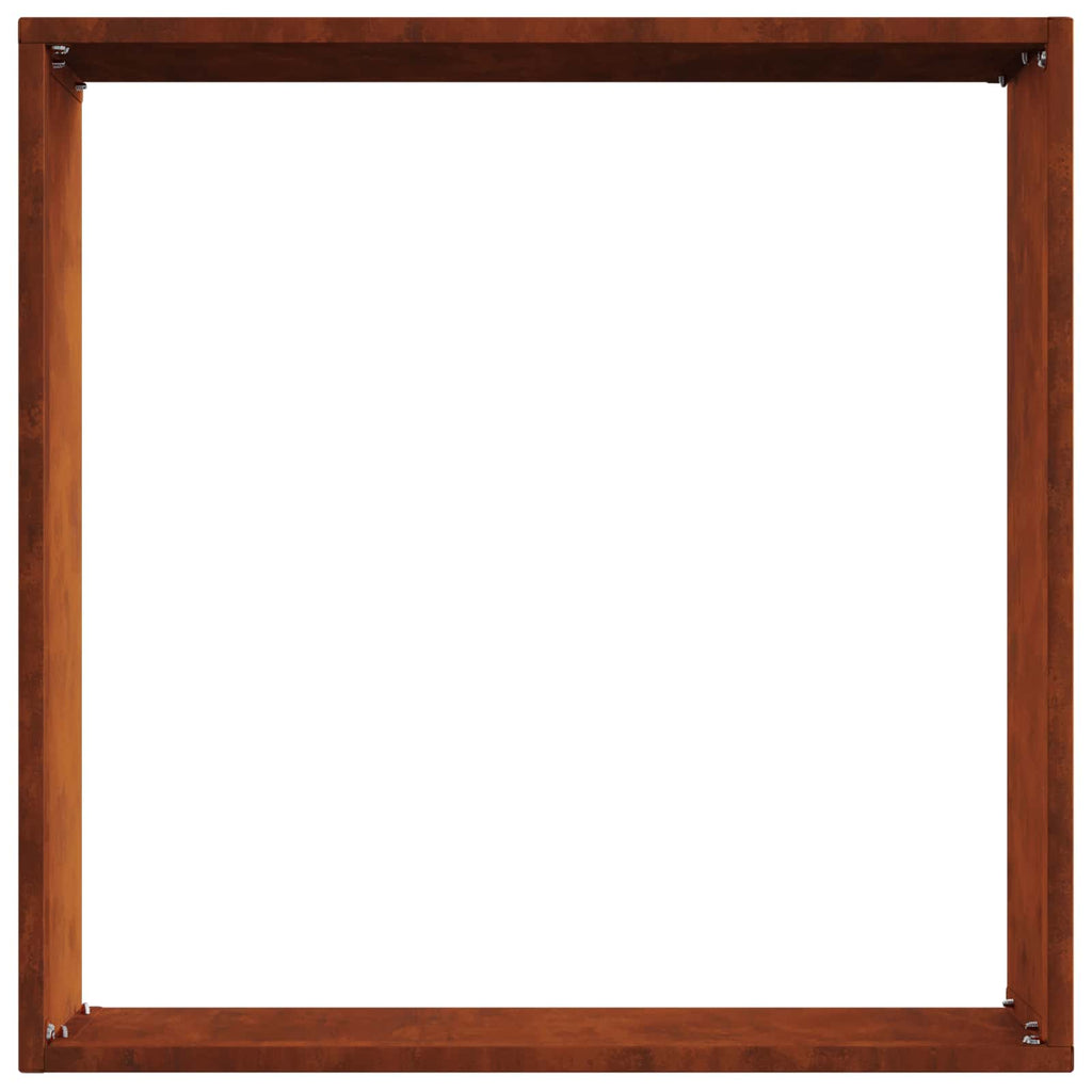 Bordura per Prato 6 pcs Acciaio Ruggine 40 x 40 x 13 cm