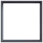 Bordura per Prato 6 pcs Antracite 50 x 50 x 13 cm Acciaio