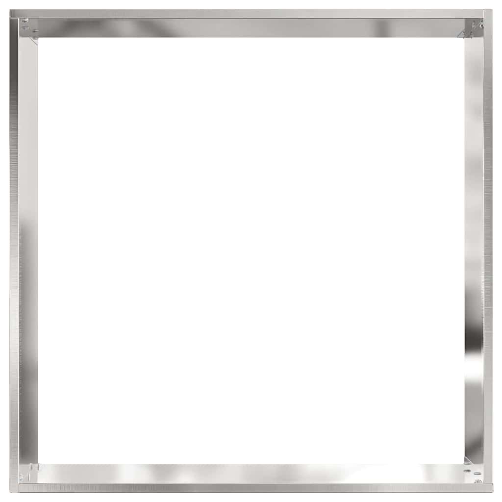 Bordura per Prato Argento 50 x 50 x 13 cm Acciaio Inossidabile