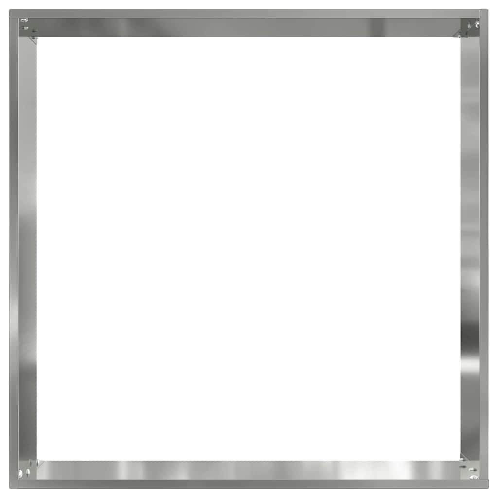 Bordura per Prato 6 pcs Argento 50 x 50 x 13 cm Acciaio zincato