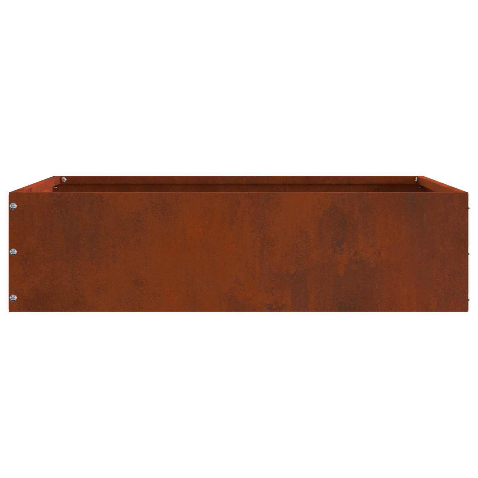 Bordura per Prato 6 pezzi Acciaio Ruggine 50 x 50 x 13 cm