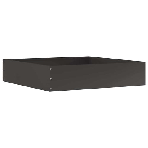 Bordura per Prato Nero Acciaio 60 x 60 x 13 cm