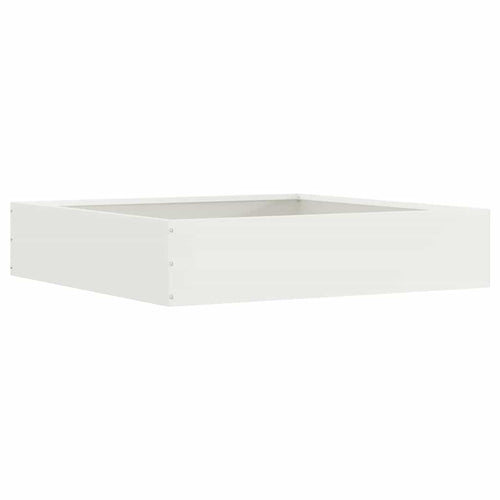 Bordura per Prato Bianco 60 x 60 x 13 cm Acciaio