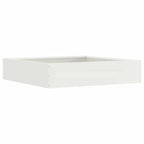 Bordura per Prato 6 pcs Bianco 60 x 60 x 13 cm Acciaio