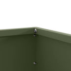 Bordura per Prato Verde Oliva 60 x 60 x 13 cm Acciaio