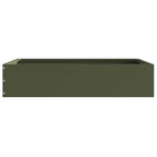 Bordura per Prato Verde Oliva 60 x 60 x 13 cm Acciaio