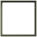 Bordura per Prato 6 pezzi Verde oliva 60 x 60 x 13 cm Acciaio