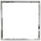 Bordura per Prato Argento 60 x 60 x 13 cm Acciaio Zincato