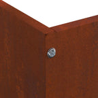 Bordura per Prato 6 pz Ruggine 60 x 60 x 13 cm